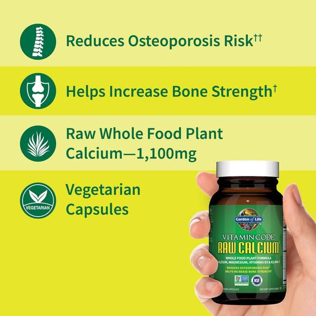 Garden of Life Raw Calcium Supplement for Women and Men