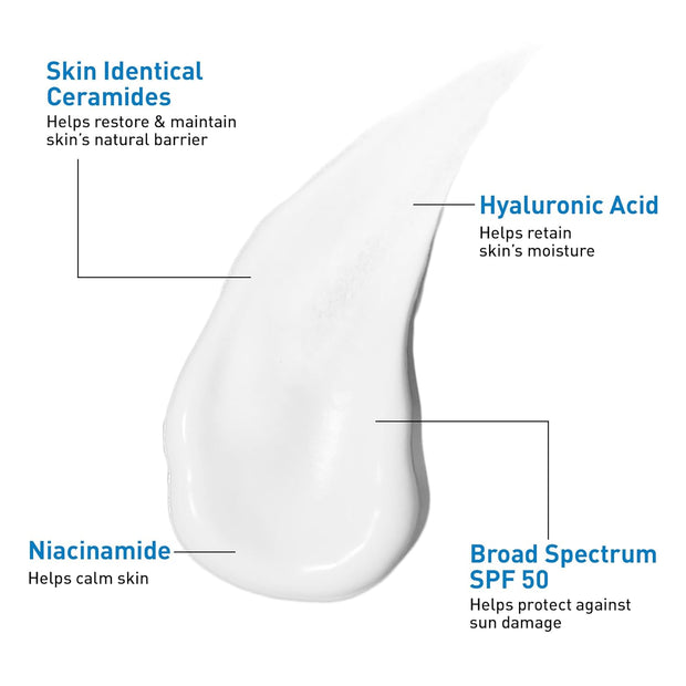 CeraVe AM Facial Moisturizing Lotion SPF 50