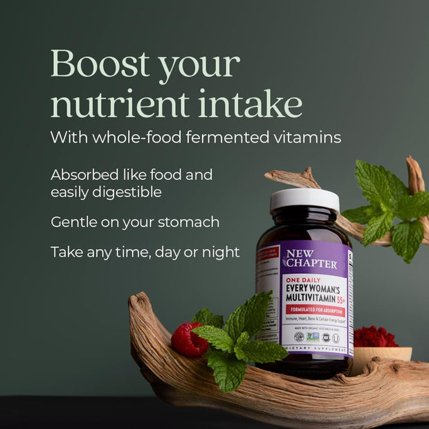 New Chapter Women's Multivitamin 50 Plus for Cellular Energy