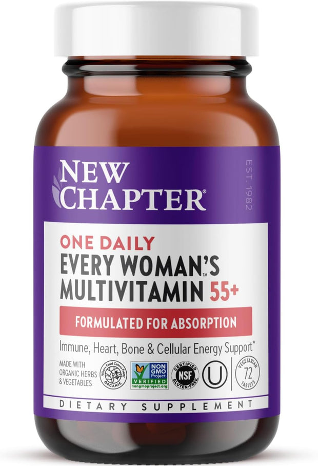 New Chapter Women's Multivitamin 50 Plus for Cellular Energy