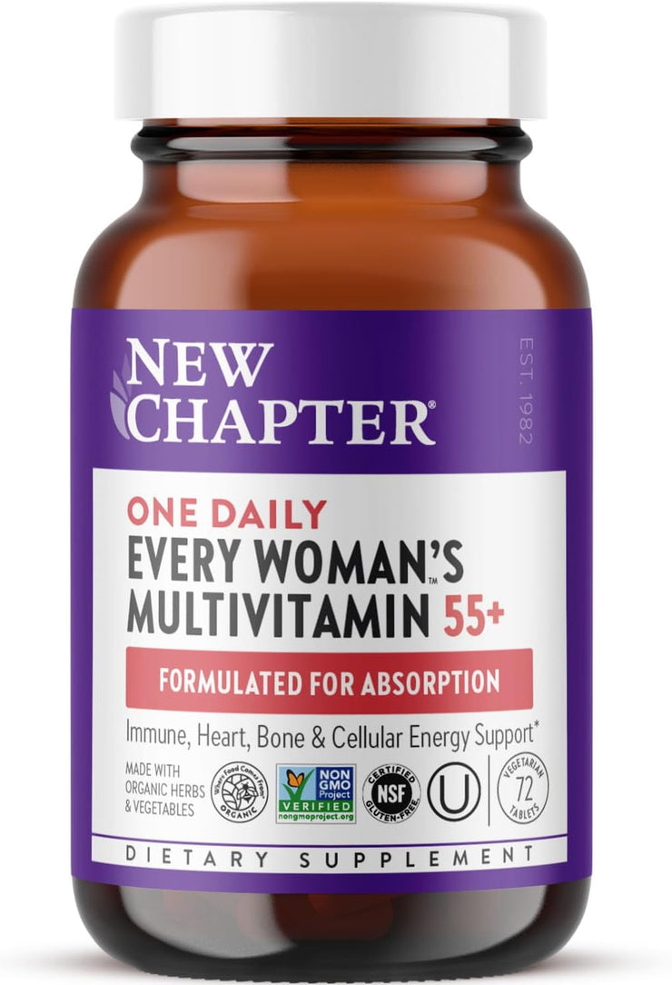 New Chapter Women's Multivitamin 50 Plus for Cellular Energy