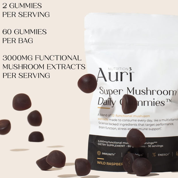 Auri Super Mushroom Daily Gummies