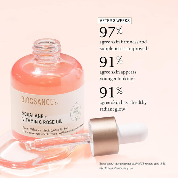 Squalane and Vitamin C Rose Oil