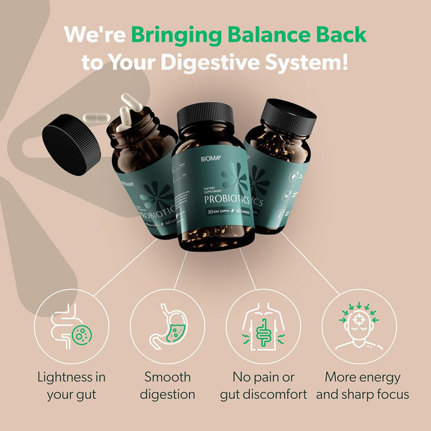 BIOMA Probiotics for Weight Management & Digestive Health