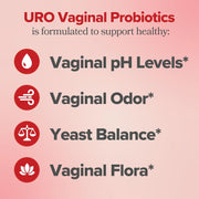 O Positiv URO Vaginal Probiotics for Women pH Balance