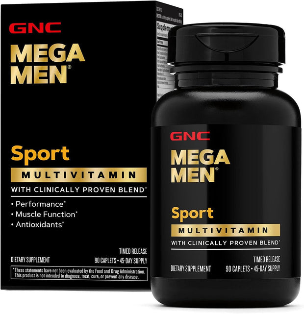 GNC Mega Men Sport Multivitamin Caplets