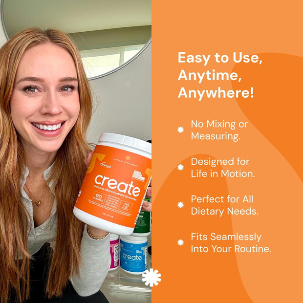 Create Creatine Monohydrate Gummies for Men & Women