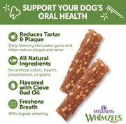 Wellness WHIMZEES Veggie Sausage Dog Dental Treats
