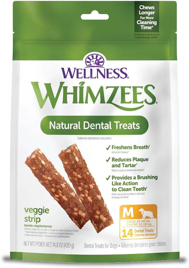 Wellness WHIMZEES Veggie Sausage Dog Dental Treats