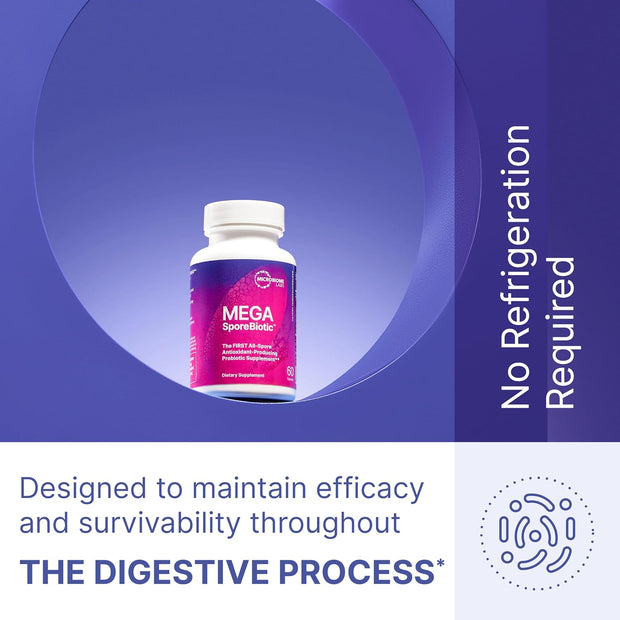Microbiome Labs MegaSporeBiotic Probiotics for Women & Men