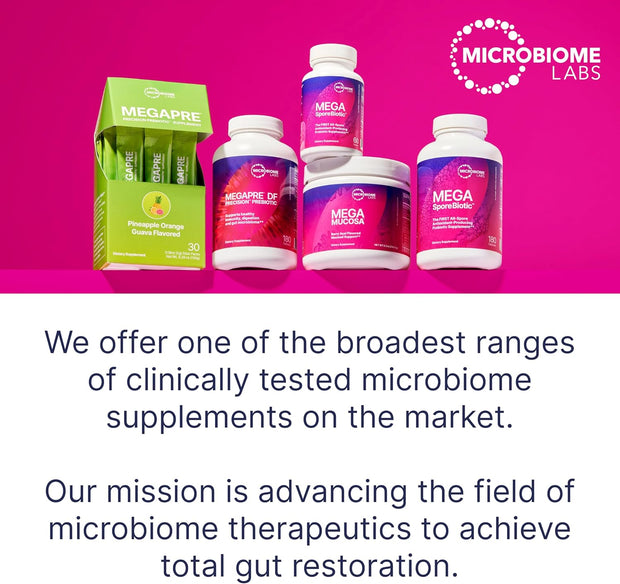 Microbiome Labs MegaSporeBiotic Probiotics for Women & Men
