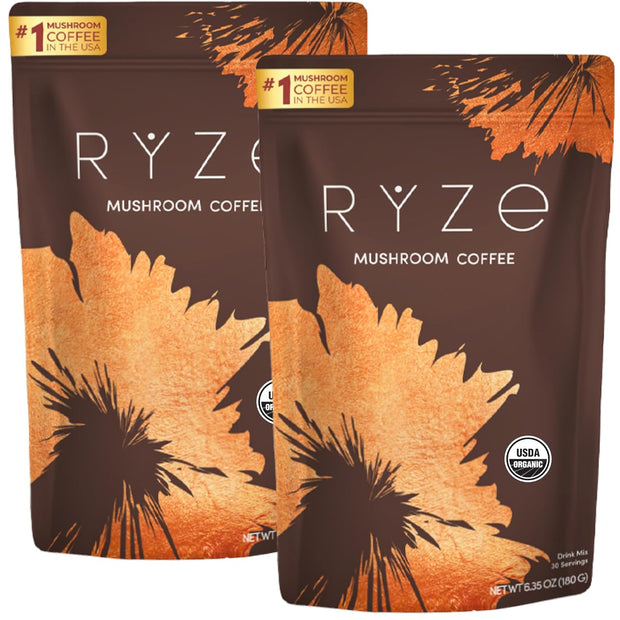 RYZE Mushroom Coffee Starter Kit |60 Servings|