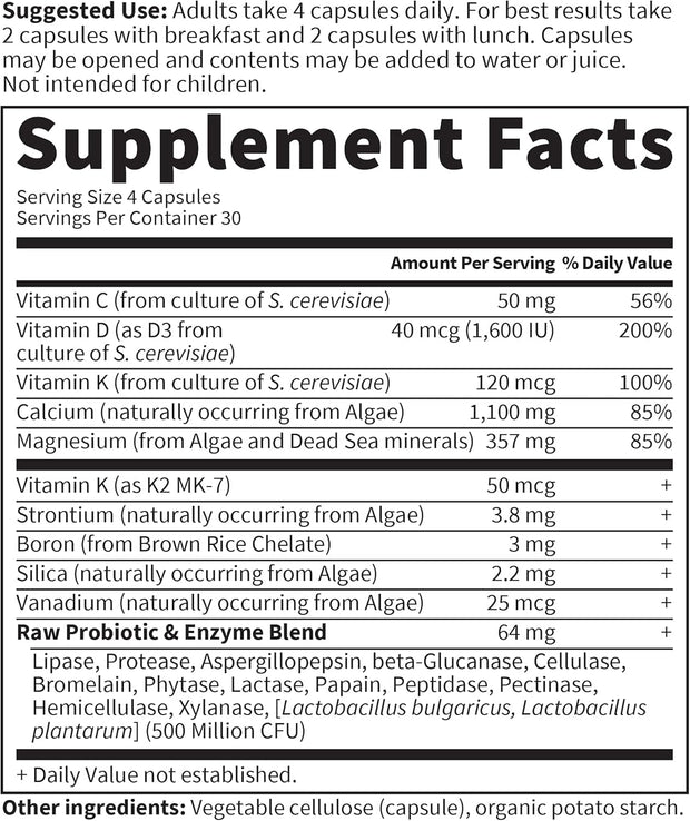 Garden of Life Raw Calcium Supplement for Women and Men