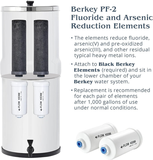 Set of 2 Berkey Authentic Black Berkey Elements (BB9-2)